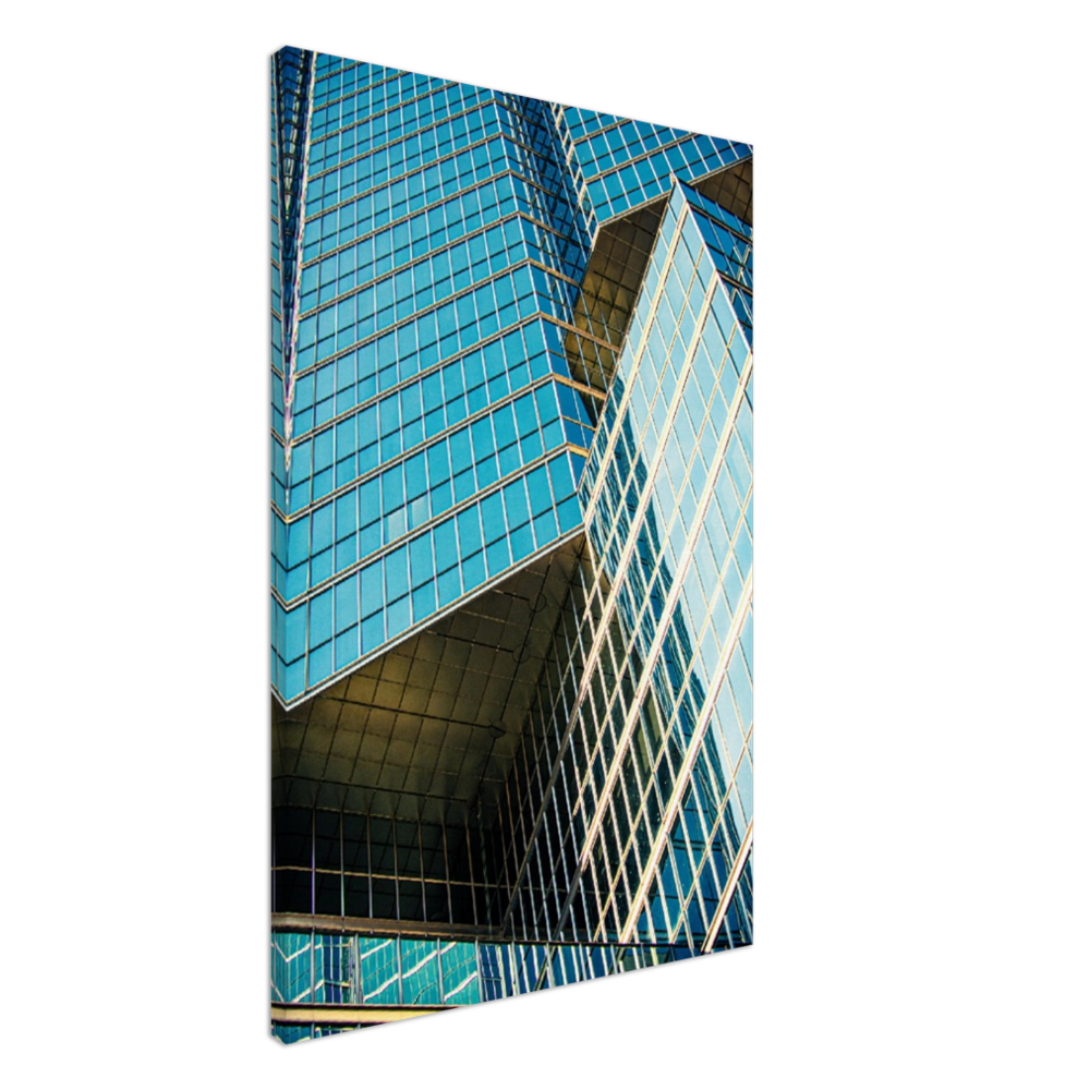 ABSTRACT BUILDING DESIGN - Canvas Print Poster - Shaky Shutter