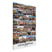 24x36" Little Portugal Toronto Ontario Canvas Poster