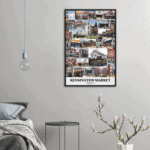 24x26" Kensington Market Wood Framed Poster