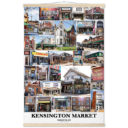 Kensington Market Premium Paper Poster & Hanger