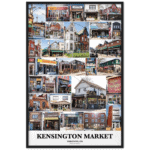 24x26" Kensington Market Wood Framed Poster