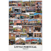 24x36" Little Portugal Toronto Ontario Semi Gloss Poster