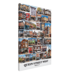 24x36" QUEEN STREET WEST - Toronto, ON - Canvas Print Poster