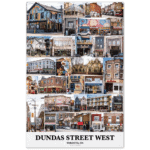 DUNDAS STREET WEST, Toronto Ontario, Aluminum Print poster