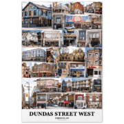 DUNDAS STREET WEST, Toronto Ontario, Aluminum Print poster