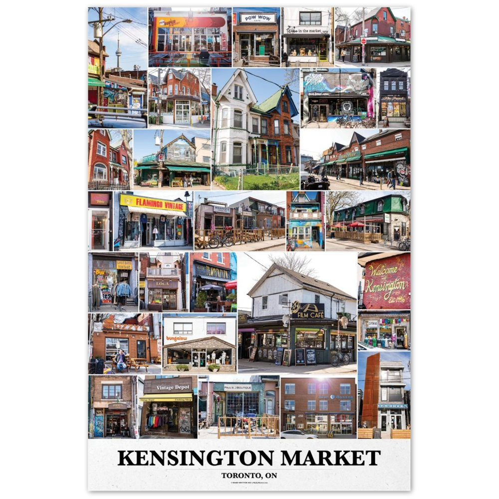 KENSINGTON MARKET - Toronto, ON - Aluminum print