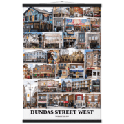 DUNDAS STREET WEST, Toronto Ontario, Poster & Hanger Wall Art