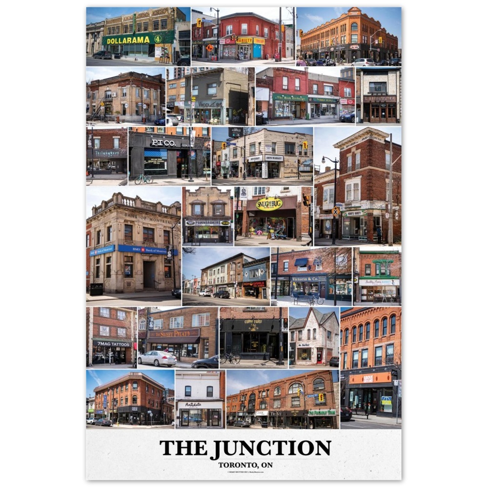 THE JUNCTION - Toronto, ON - Aluminum Print Poster