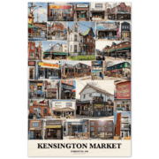 Kensington Market Toronto Ontario Wood print Poster