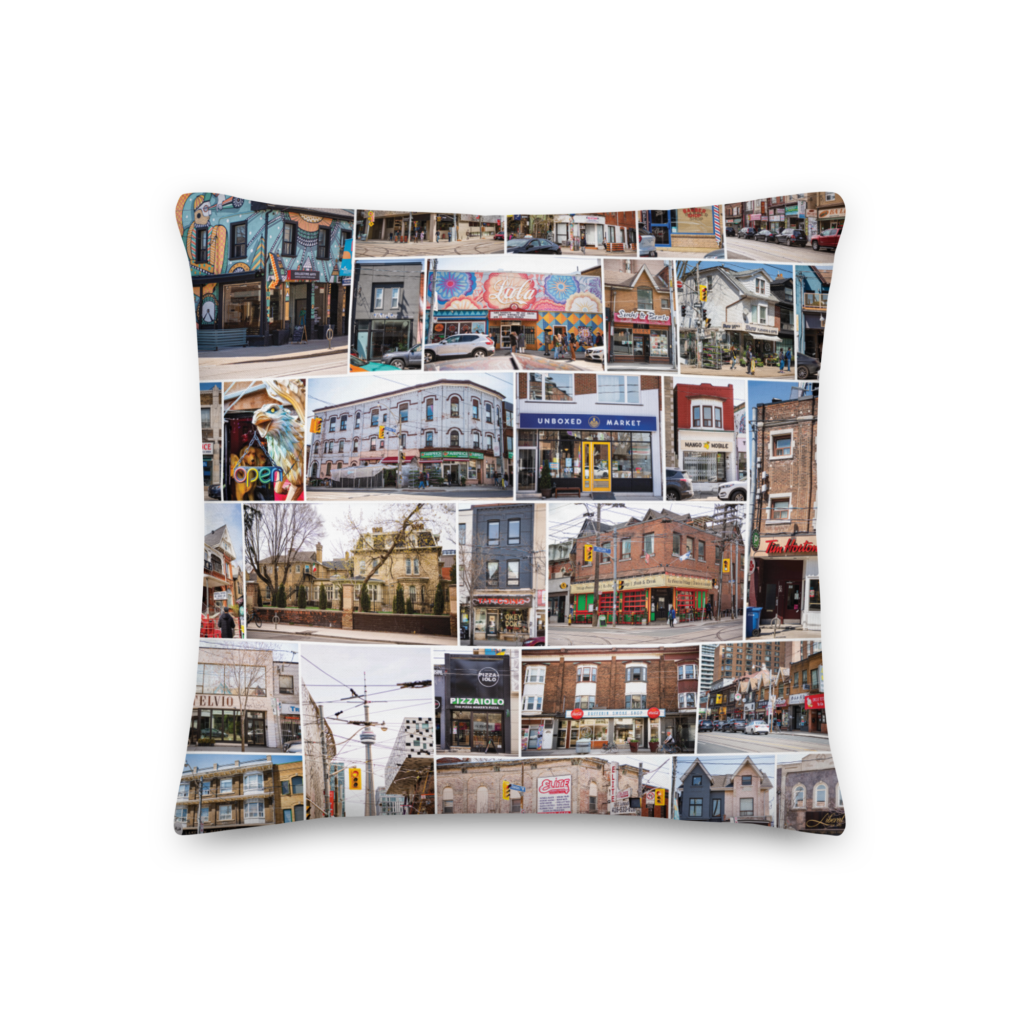 DUNDAS STREET WEST, Toronto, Ontario, Premium Throw Pillow