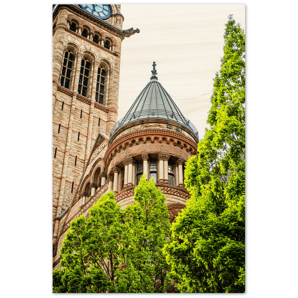 OLD CITY HALL, Toronto, Ontario Wood Print Poster