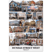 DUNDAS STREET WEST, Toronto Ontario, Premium Semi Gloss Paper Poster