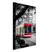 TTC Streetcar on King, Toronto Ontario Canvas Print Poster