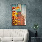 GOODERHAM BUILDING ROOFTOP Wooden Framed Poster Wall Art