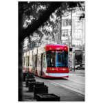 TTC Streetcar on King, Toronto Ontario Aluminum Print Poster