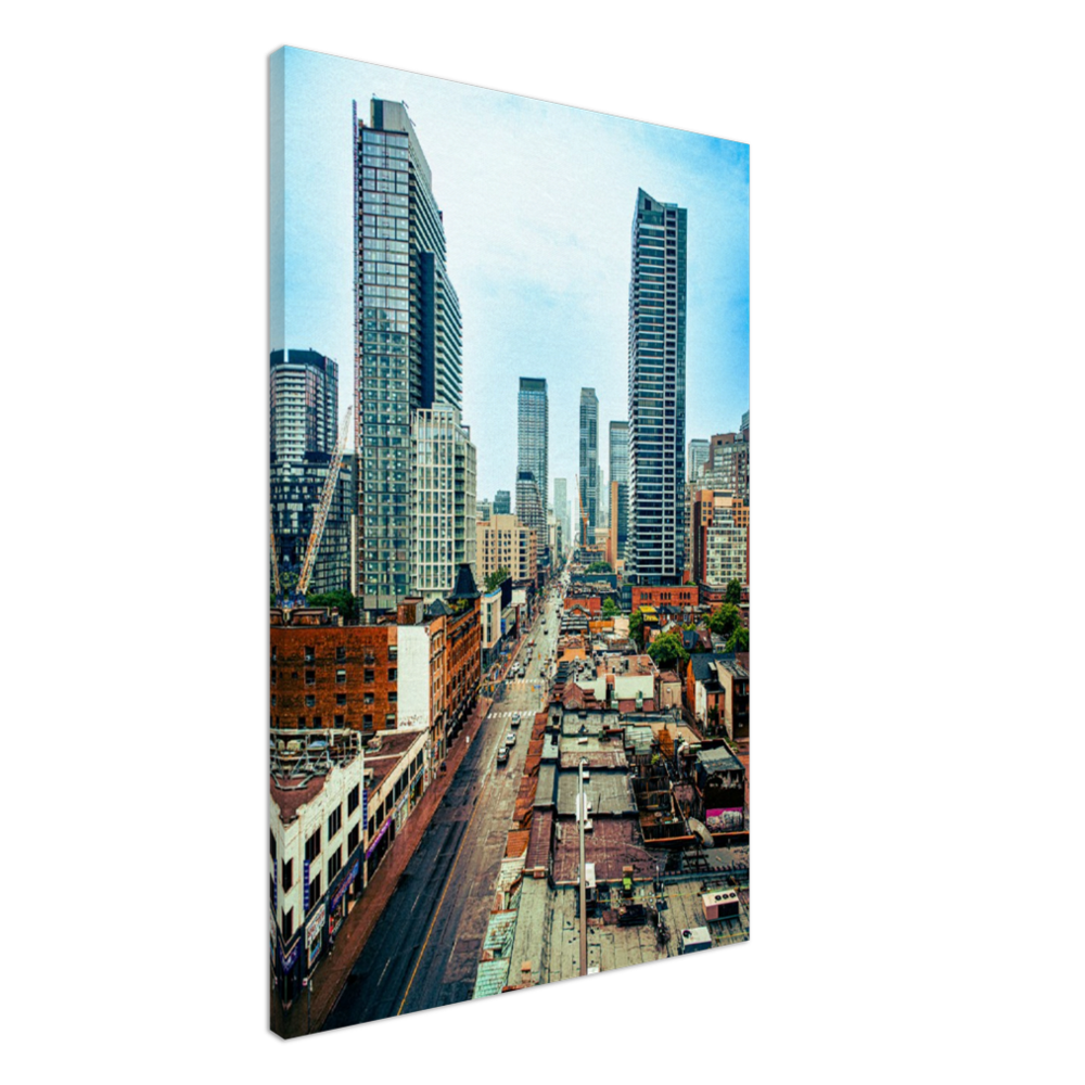 Yonge Street Toronto Ontario Canvas Print Poster