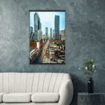 Yonge Street Toronto Ontario Poster & Hanger Wall Art