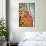 GOODERHAM BUILDING ROOFTOP Canvas Print Poster Wall Art