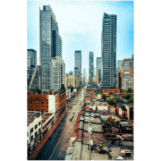 Yonge Street Toronto Ontario Semi Gloss Premium Poster