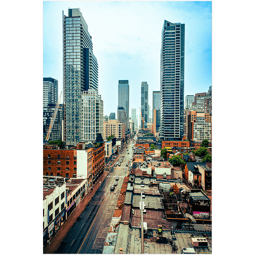 Yonge Street Toronto Ontario Semi Gloss Premium Poster