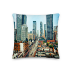 Yonge Street Toronto Ontario Throw Pillow