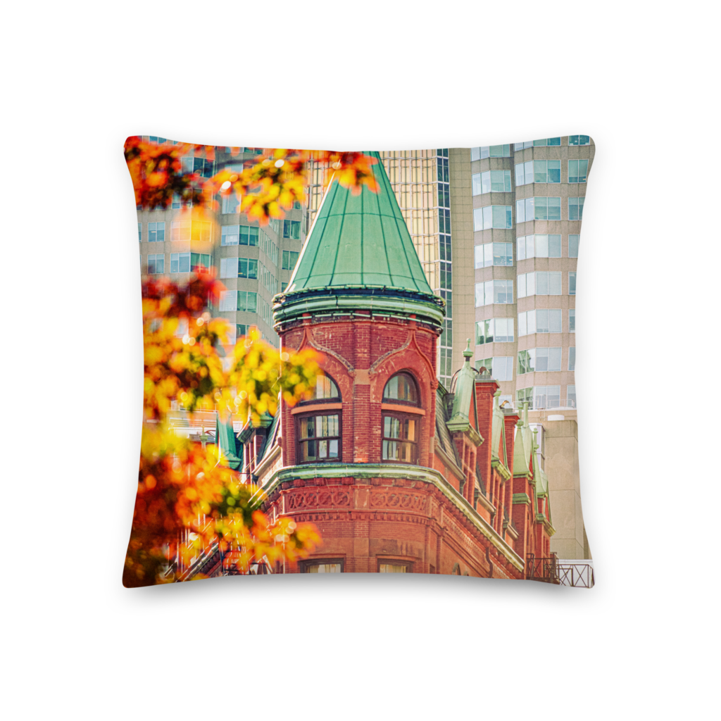 GOODERHAM BUILDING ROOFTOP Premium Throw Pillow