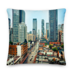 Yonge Street Toronto Ontario Throw Pillow