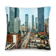 Yonge Street Toronto Ontario Throw Pillow