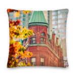 GOODERHAM BUILDING ROOFTOP Premium Throw Pillow