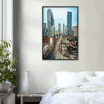 Yonge Street Toronto Ontario Wood Framed Poster