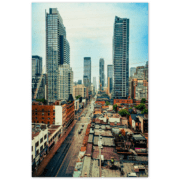 Yonge Street Toronto Ontario Wood Print Poster