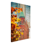 GOODERHAM BUILDING ROOFTOP Canvas Print Poster Wall Art