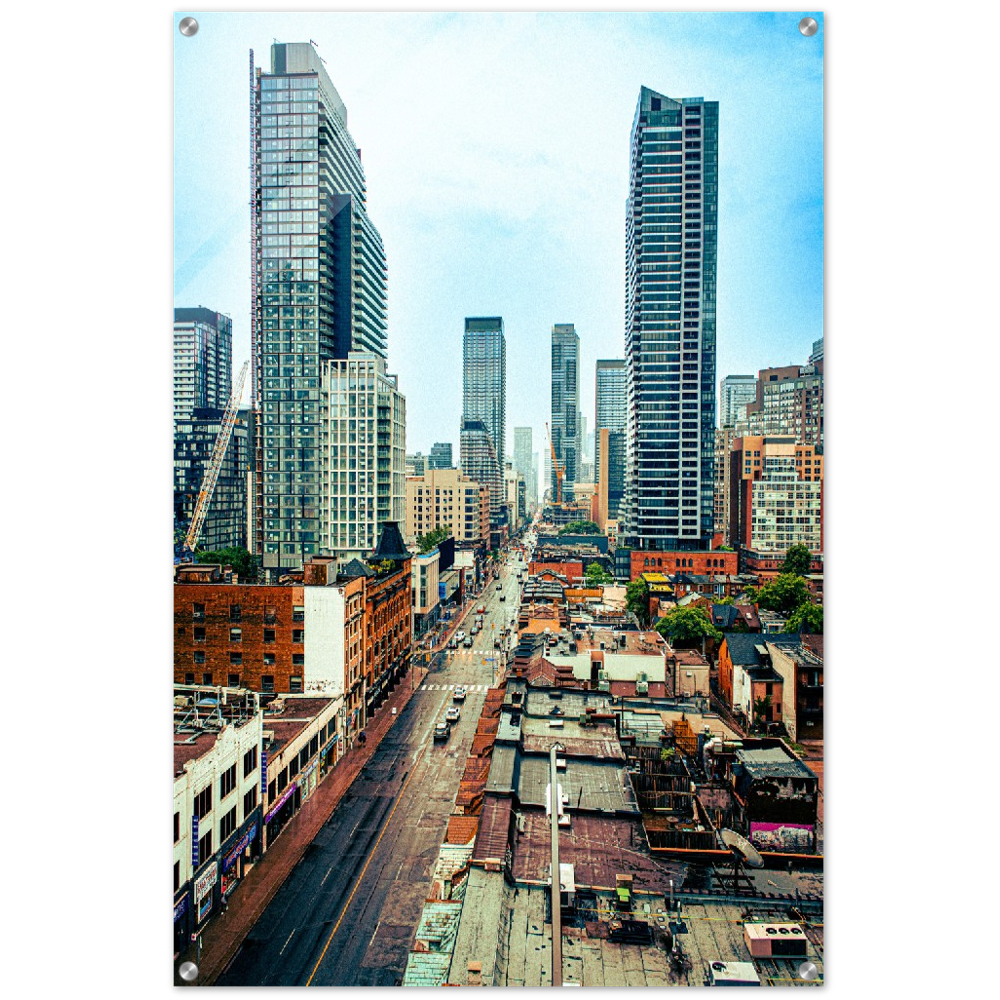 Yonge Street Toronto Ontario Acrylic Print Poster