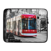 TTC Streetcar on King, Toronto Ontario Laptop Sleeve