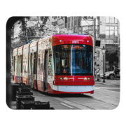 TTC Streetcar on King, Toronto Ontario Mouse Pad