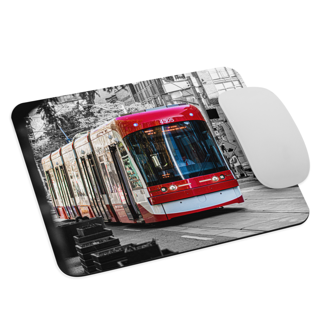 TTC Streetcar on King, Toronto Ontario Mouse Pad