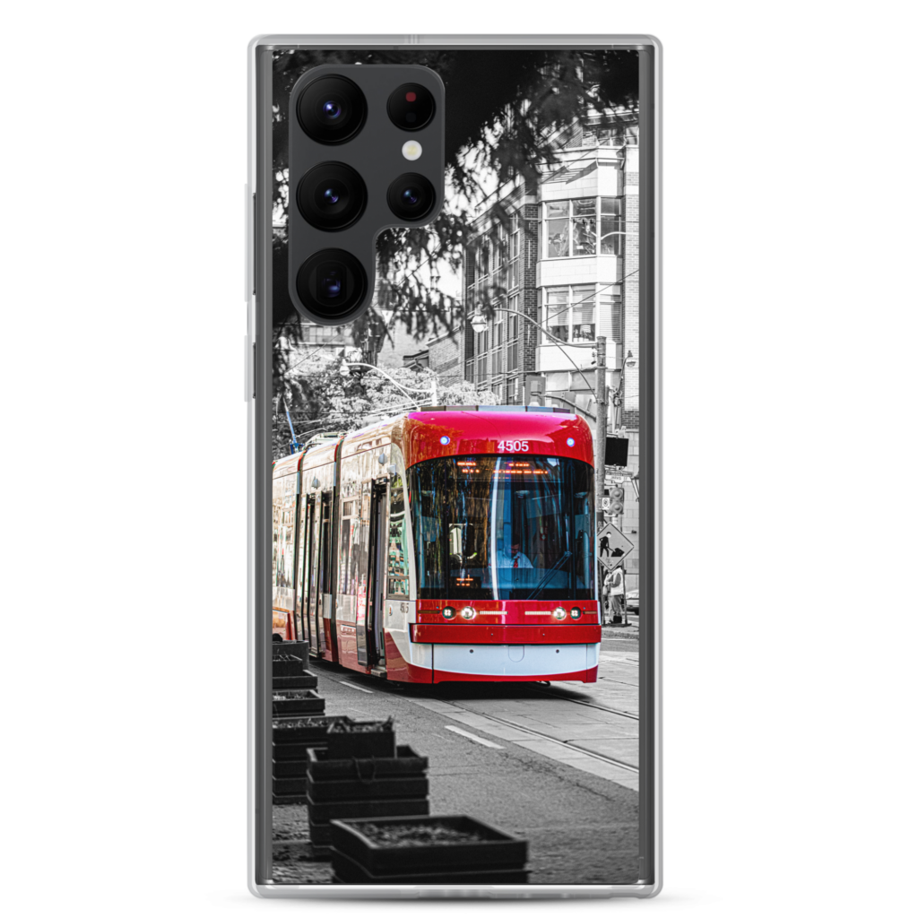 TTC Streetcar on King, Toronto Ontario, Samsung Phone Case